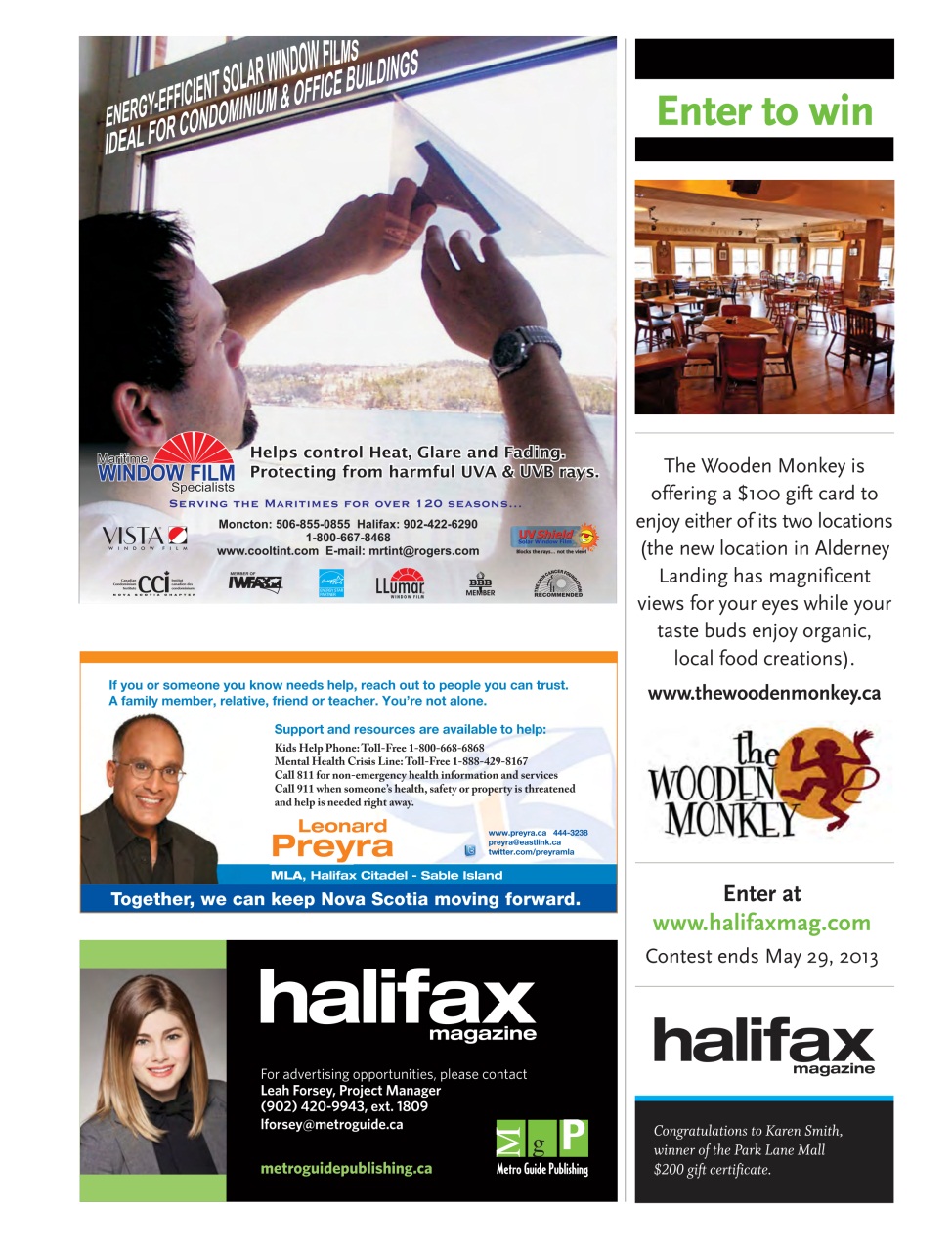 Halifax Magazine Preview Pages