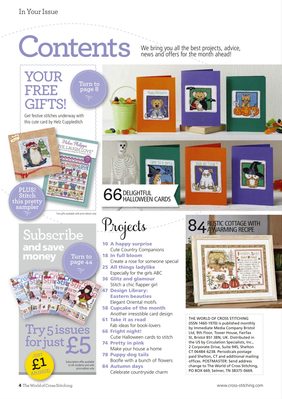 The World of Cross Stitching Preview Pages