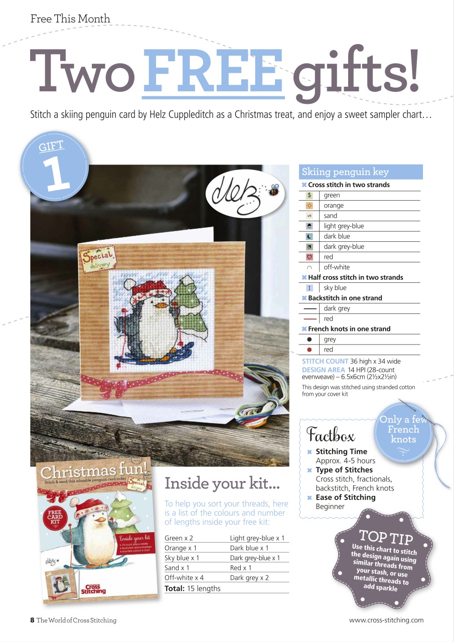 The World of Cross Stitching Preview Pages