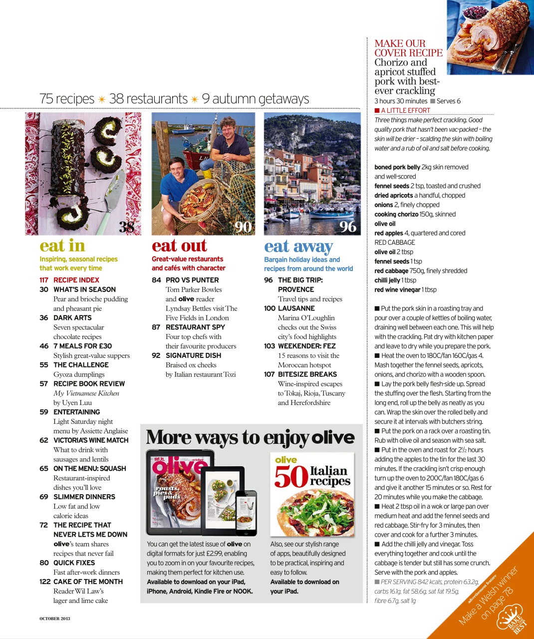 Olive Magazine Preview Pages