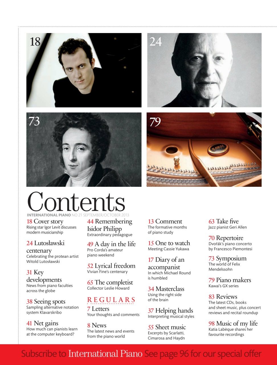 International Piano Preview Pages