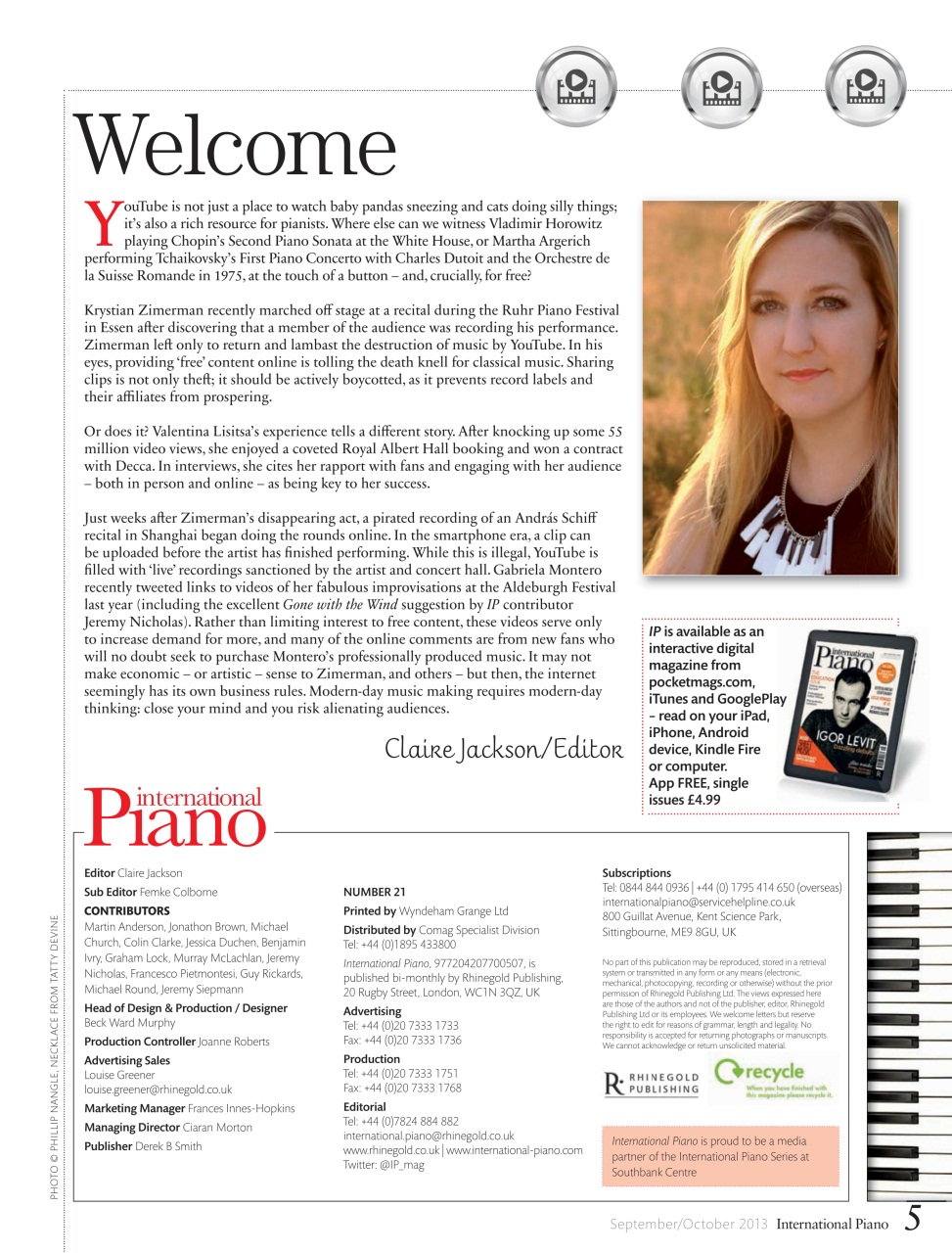 International Piano Preview Pages