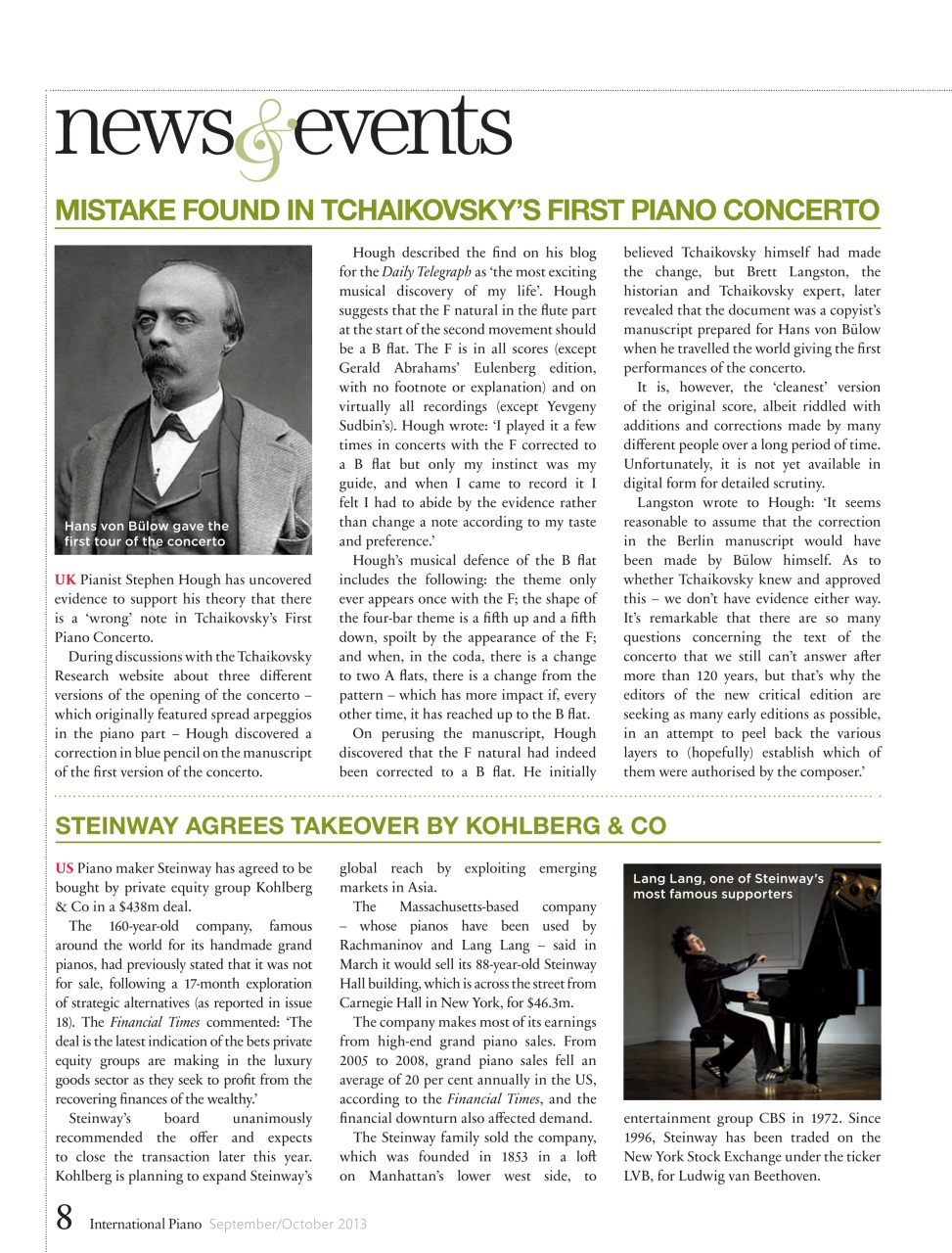 International Piano Preview Pages