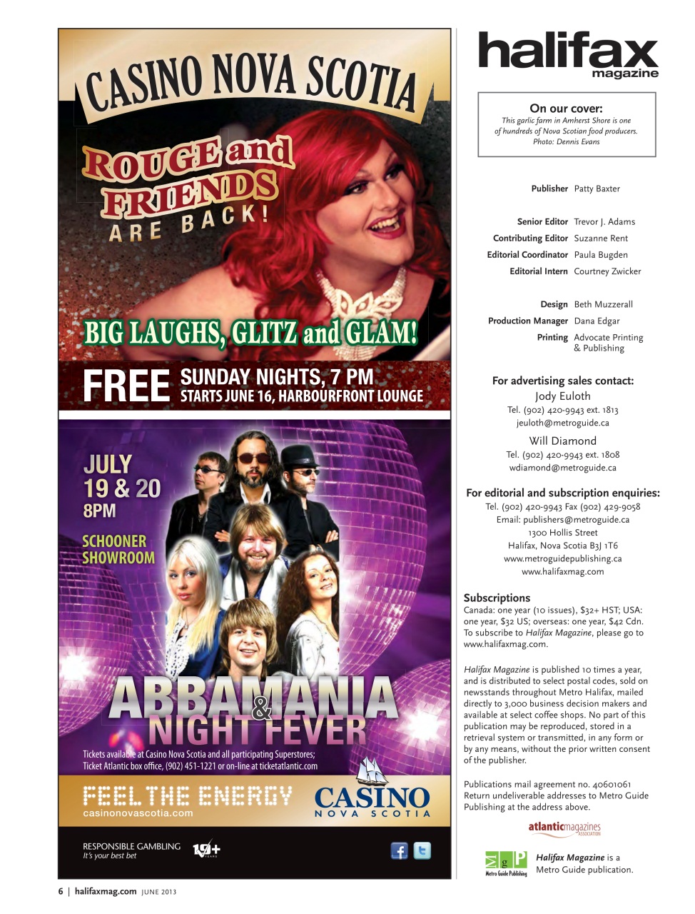 Halifax Magazine Preview Pages