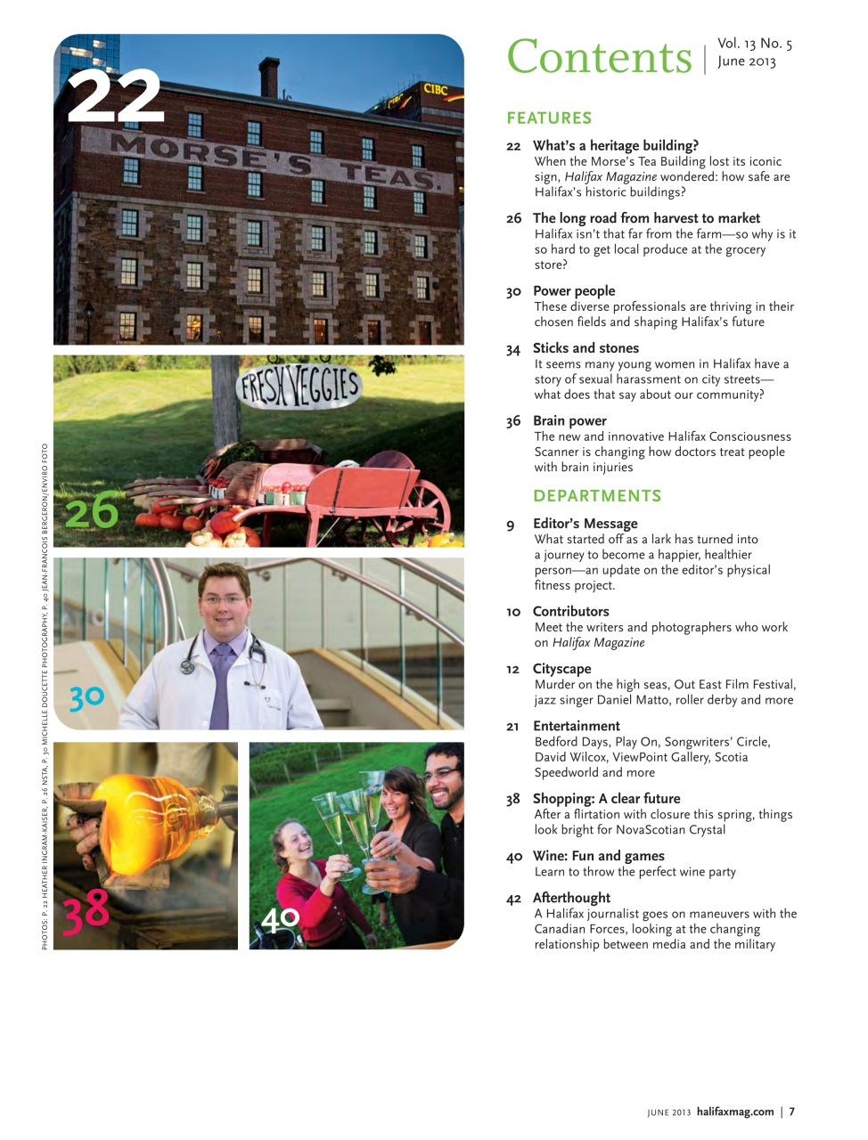 Halifax Magazine Preview Pages