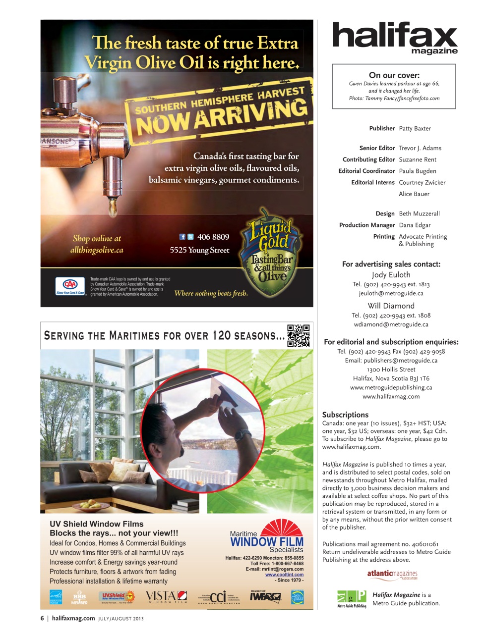 Halifax Magazine Preview Pages