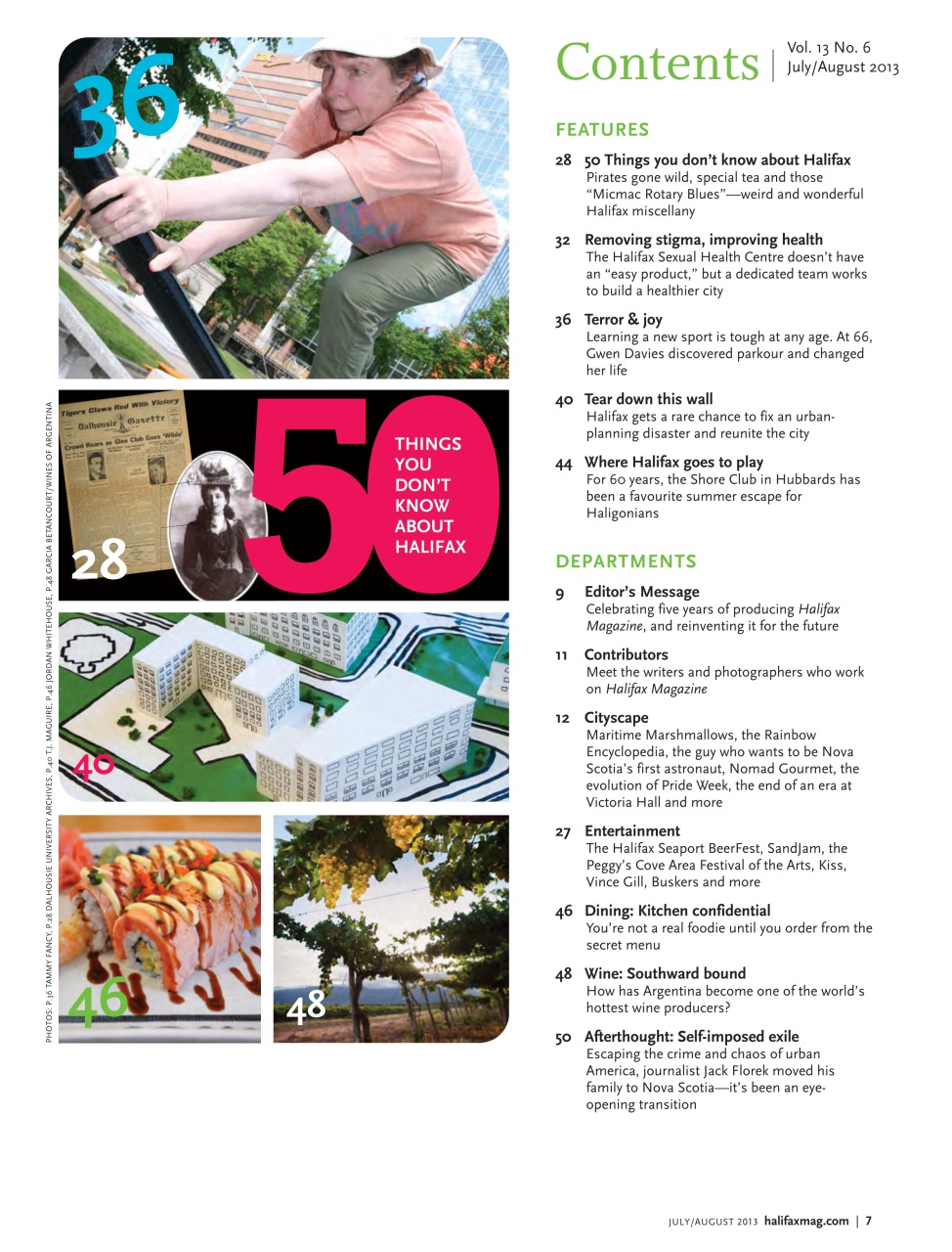 Halifax Magazine Preview Pages