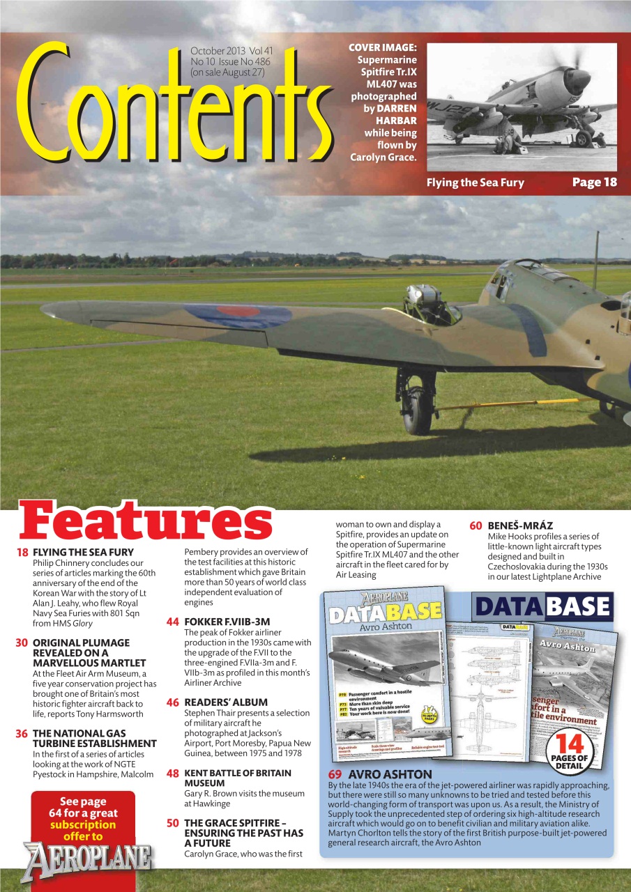 Aeroplane Preview Pages