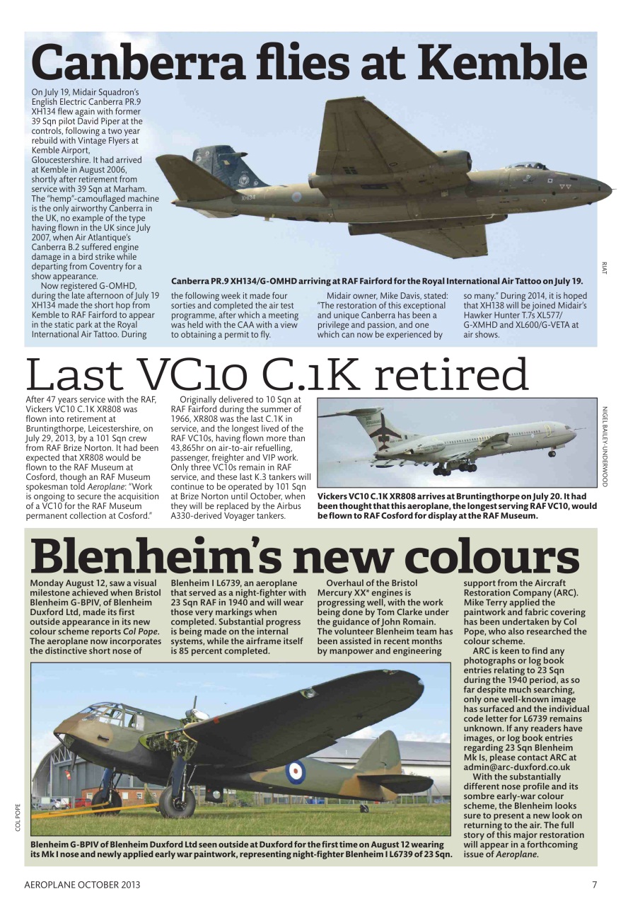 Aeroplane Preview Pages