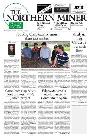 The Northern Miner issue Vol. 99 No. 27