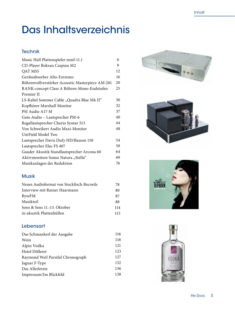 HiFi Stars Magazin Preview Pages