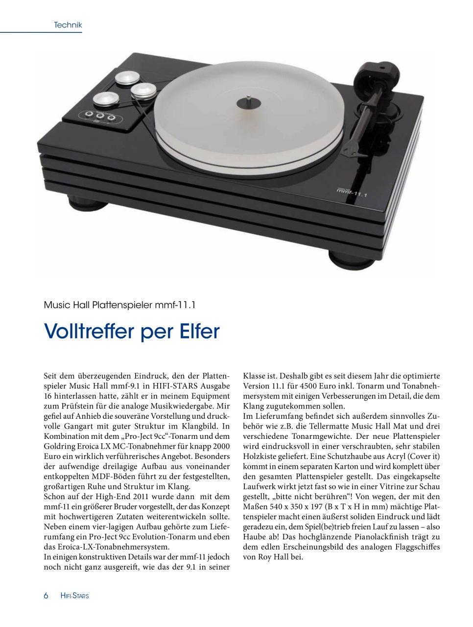 HiFi Stars Magazin Preview Pages