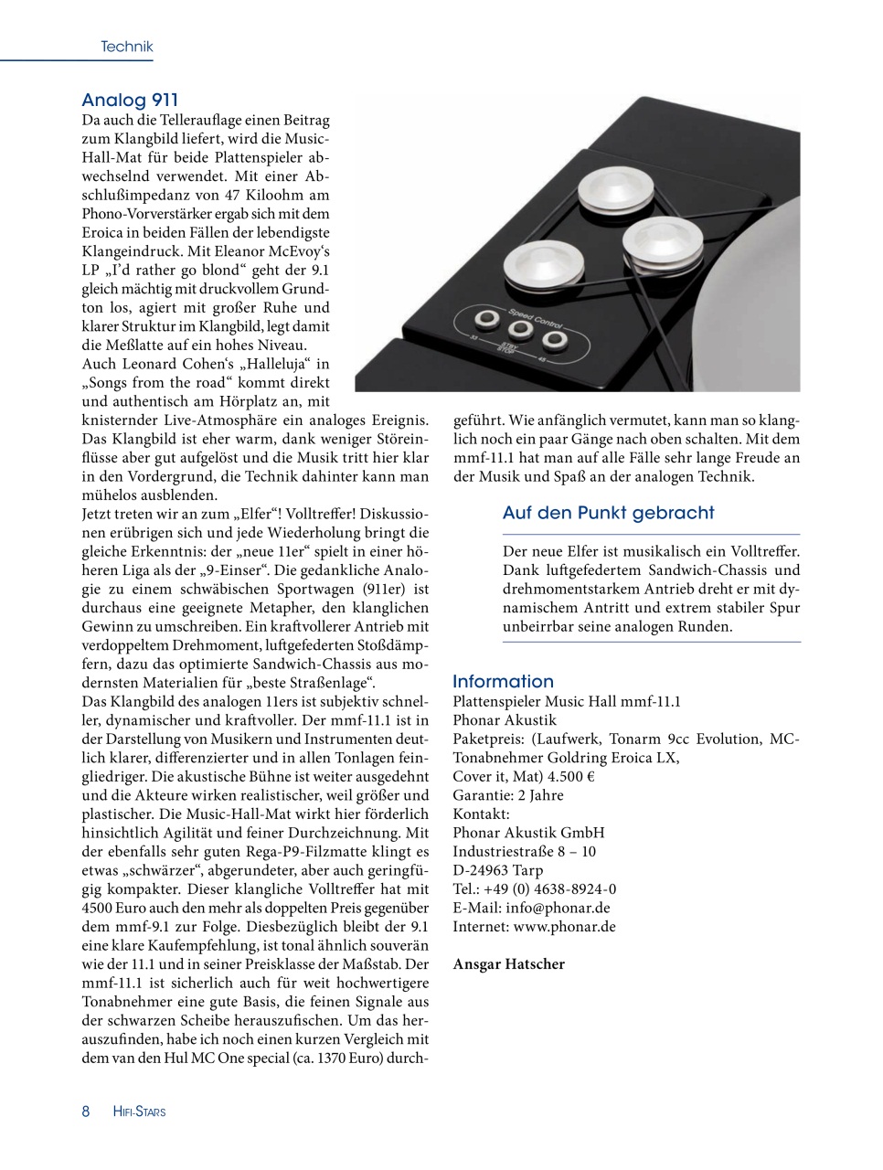 HiFi Stars Magazin Preview Pages