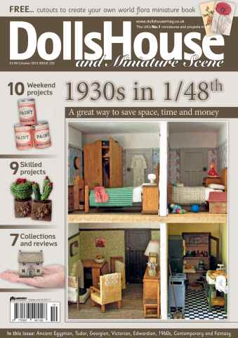 Dolls House and Miniature Scene issue DHMS Oct 2013 (Iss 232)