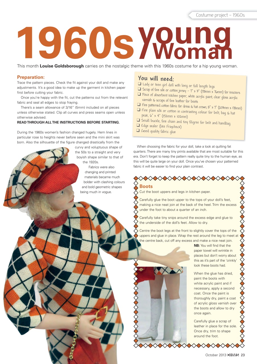 Dolls House and Miniature Scene Preview Pages