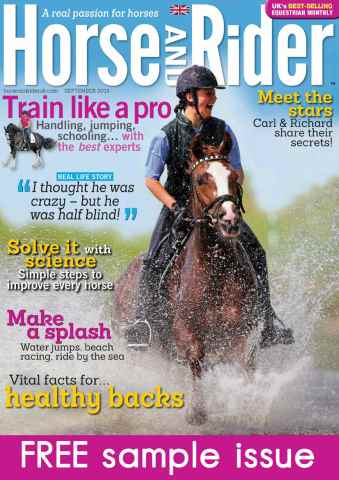 Horse&Rider Magazine - UK equestrian magazine for Horse and Rider issue Sample Issue