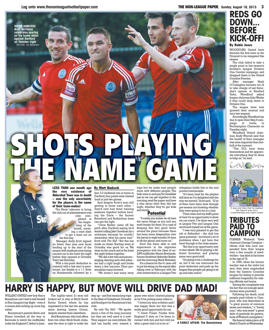 The Non-League Football Paper Preview Pages