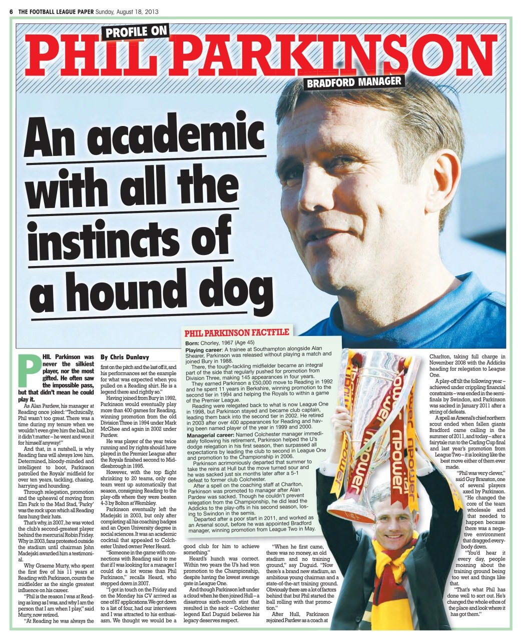 The Football League Paper Preview Pages