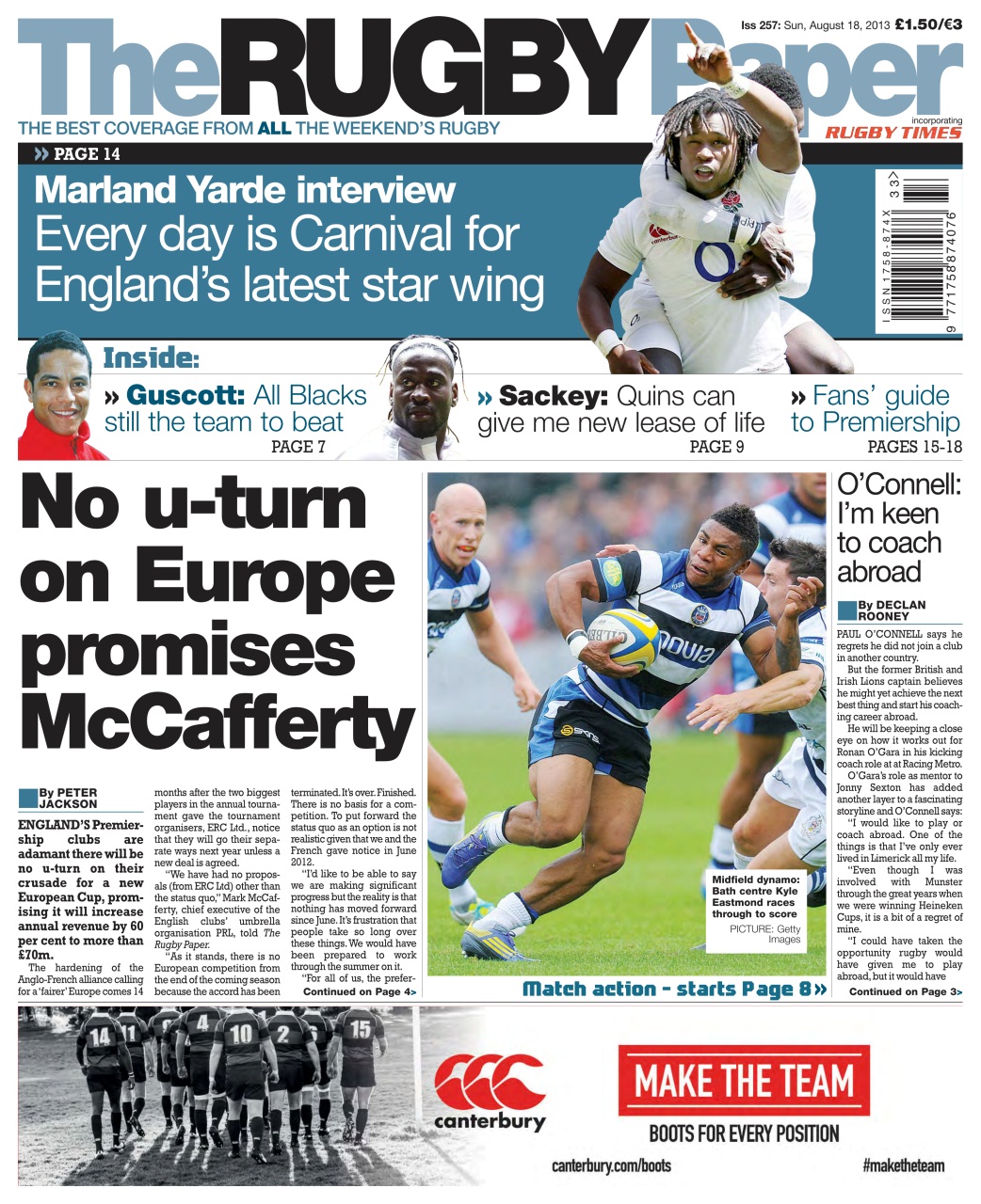 The Rugby Paper Preview Pages
