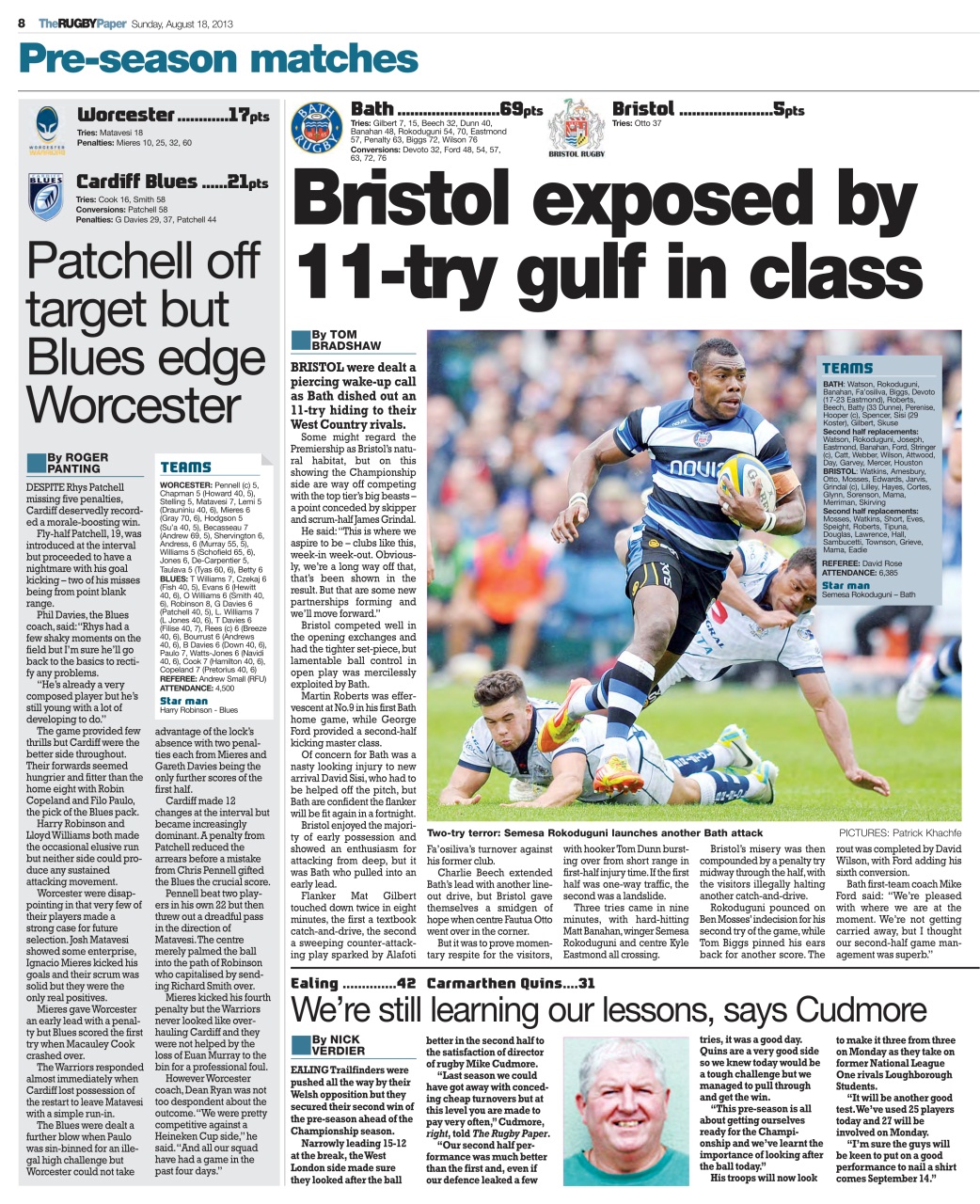 The Rugby Paper Preview Pages