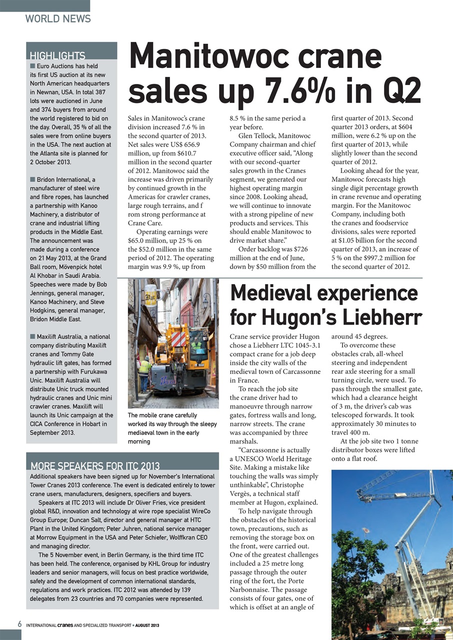 Int. Cranes and Specialized Transp Preview Pages