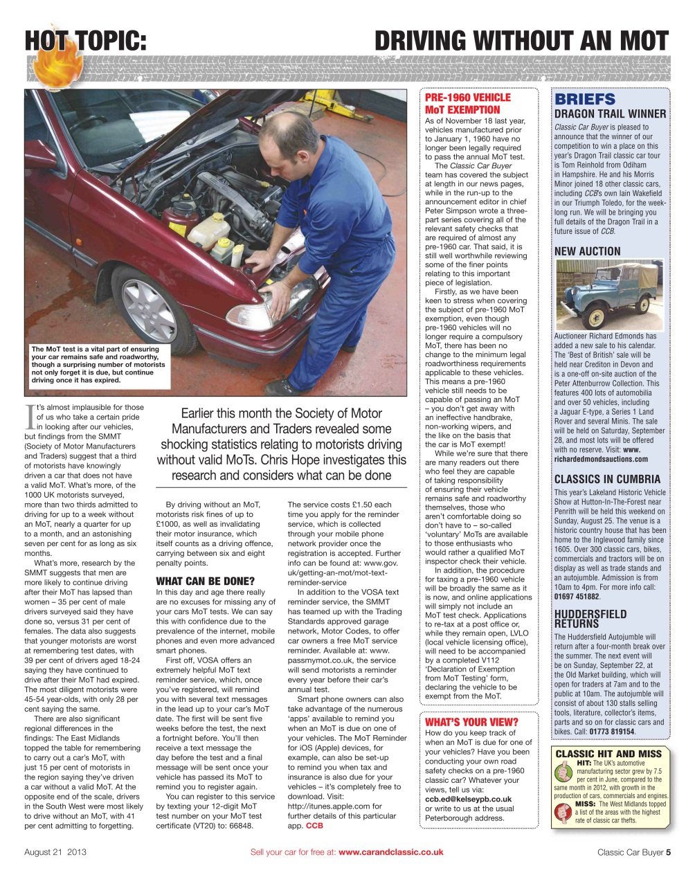 Classic Car Buyer Preview Pages