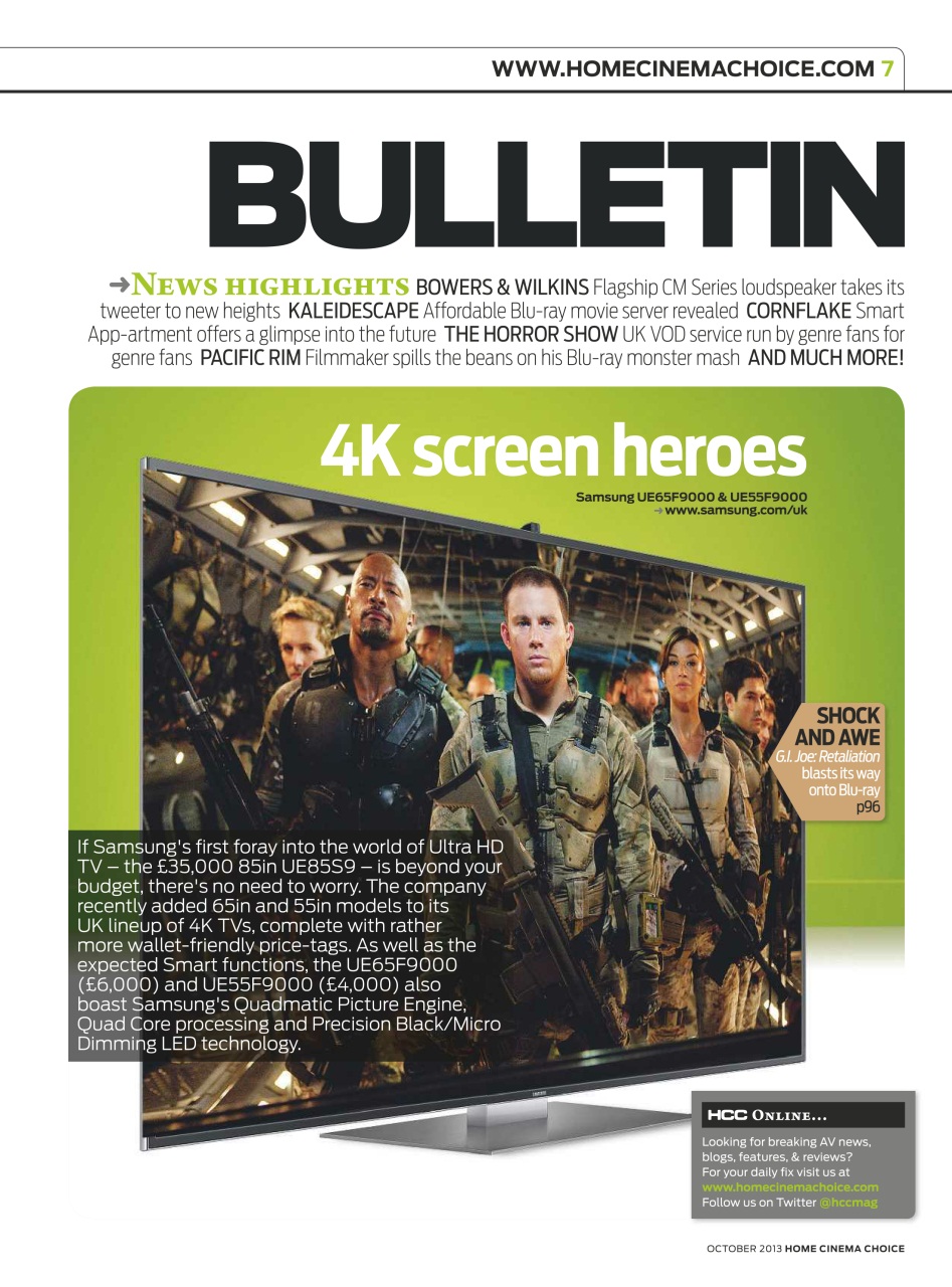Home Cinema Choice Preview Pages