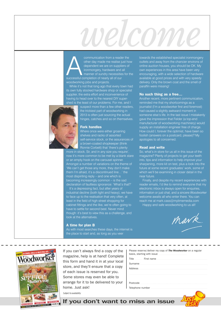 The Woodworker Magazine Preview Pages