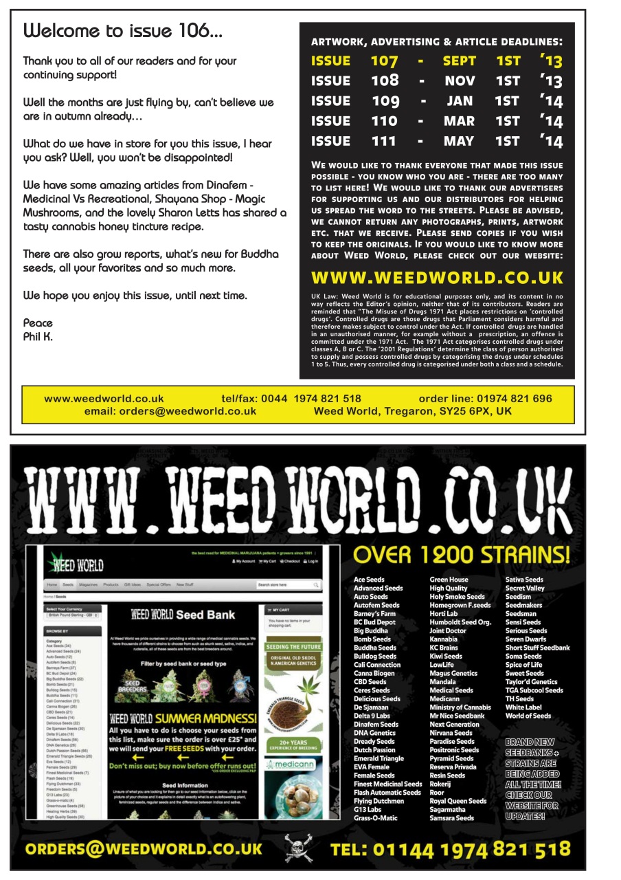 Weed World Preview Pages