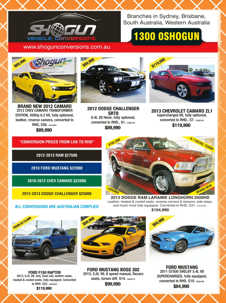 JUST CARS Preview Pages