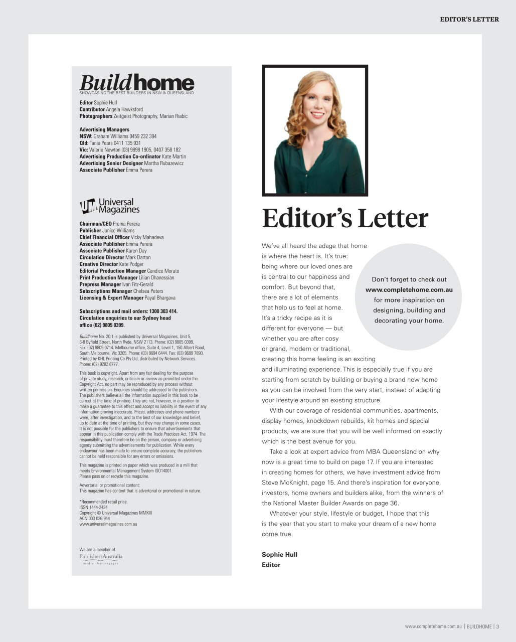 Build Home Preview Pages