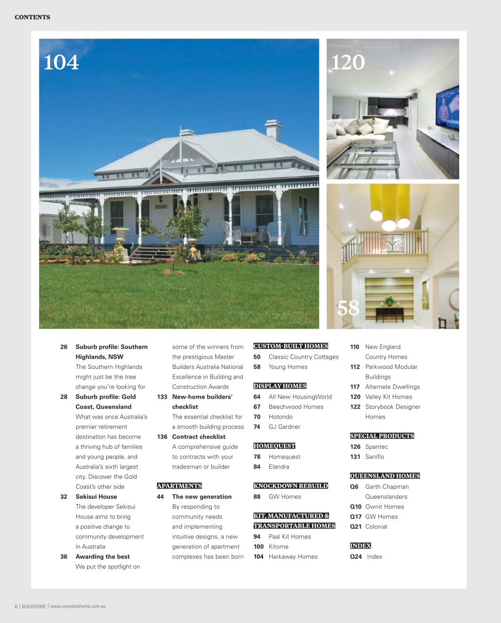 Build Home Preview Pages