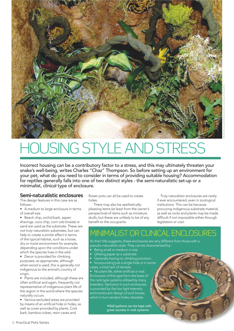 Practical Reptile Keeping Preview Pages