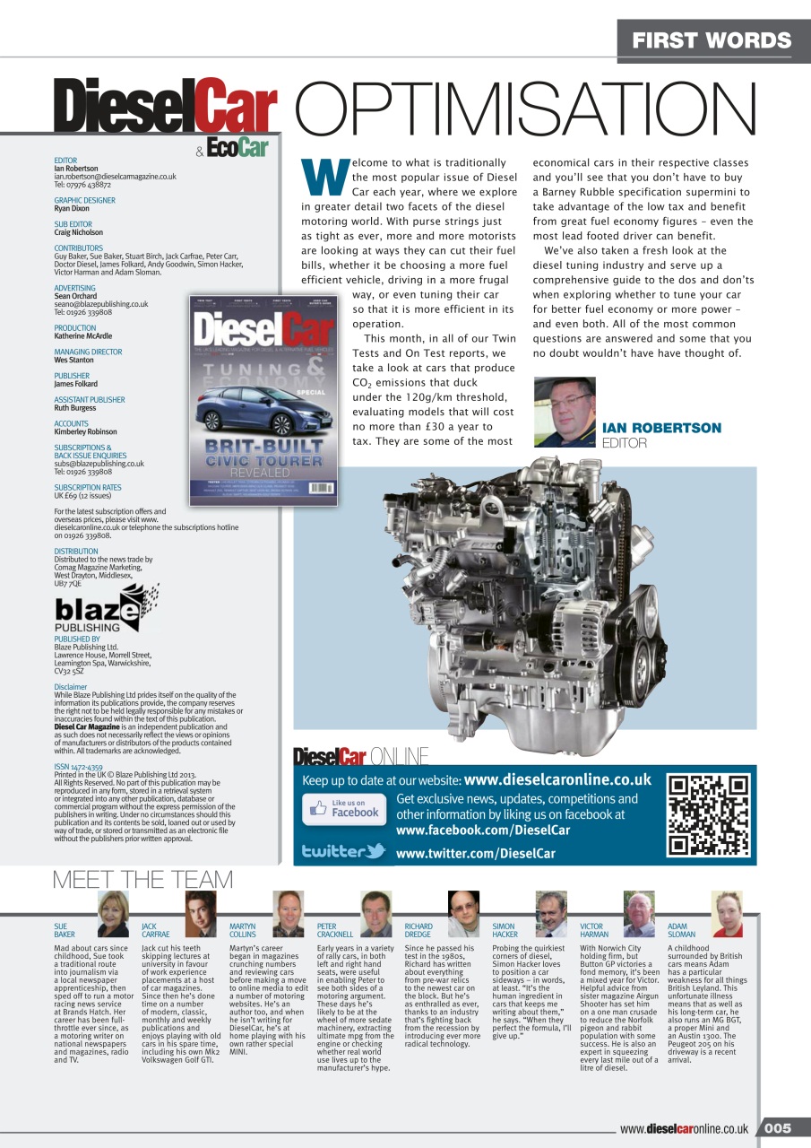 Diesel&EcoCar Magazine Preview Pages