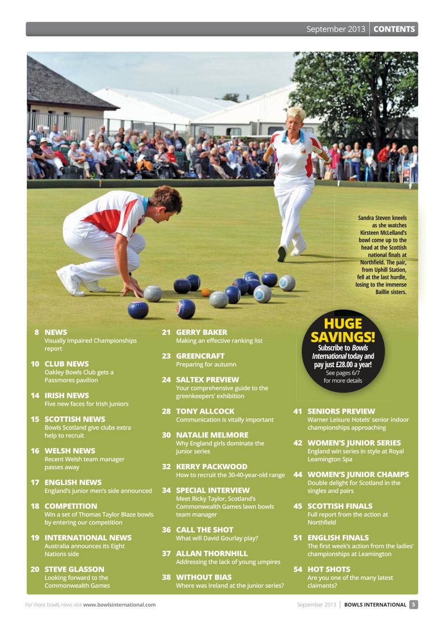 Bowls International Preview Pages