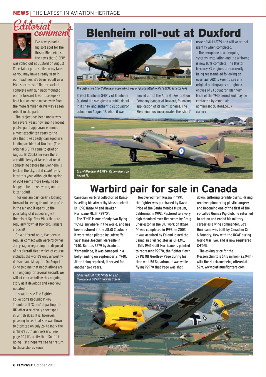 FlyPast Preview Pages