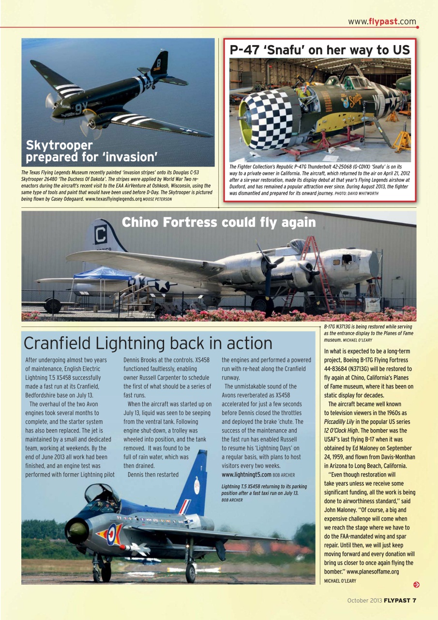 FlyPast Preview Pages