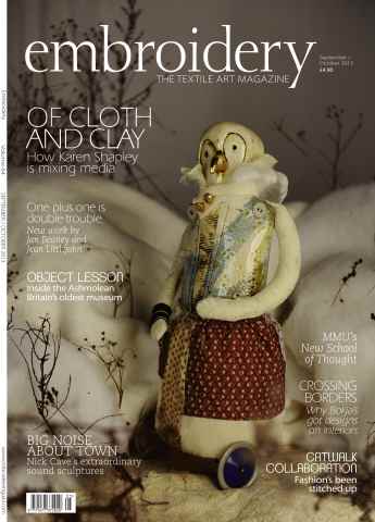 Embroidery Magazine issue September-October 2013
