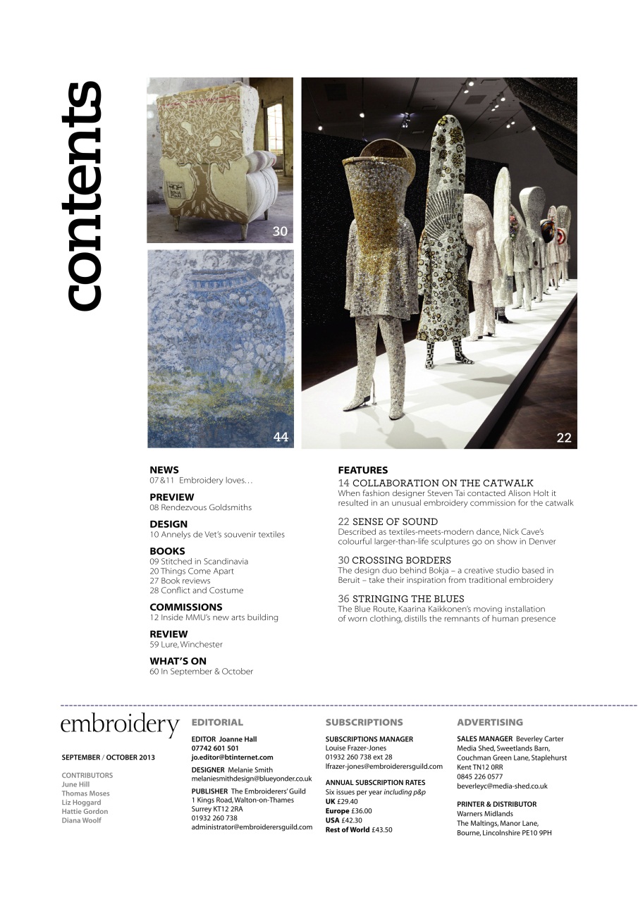 Embroidery Magazine Preview Pages