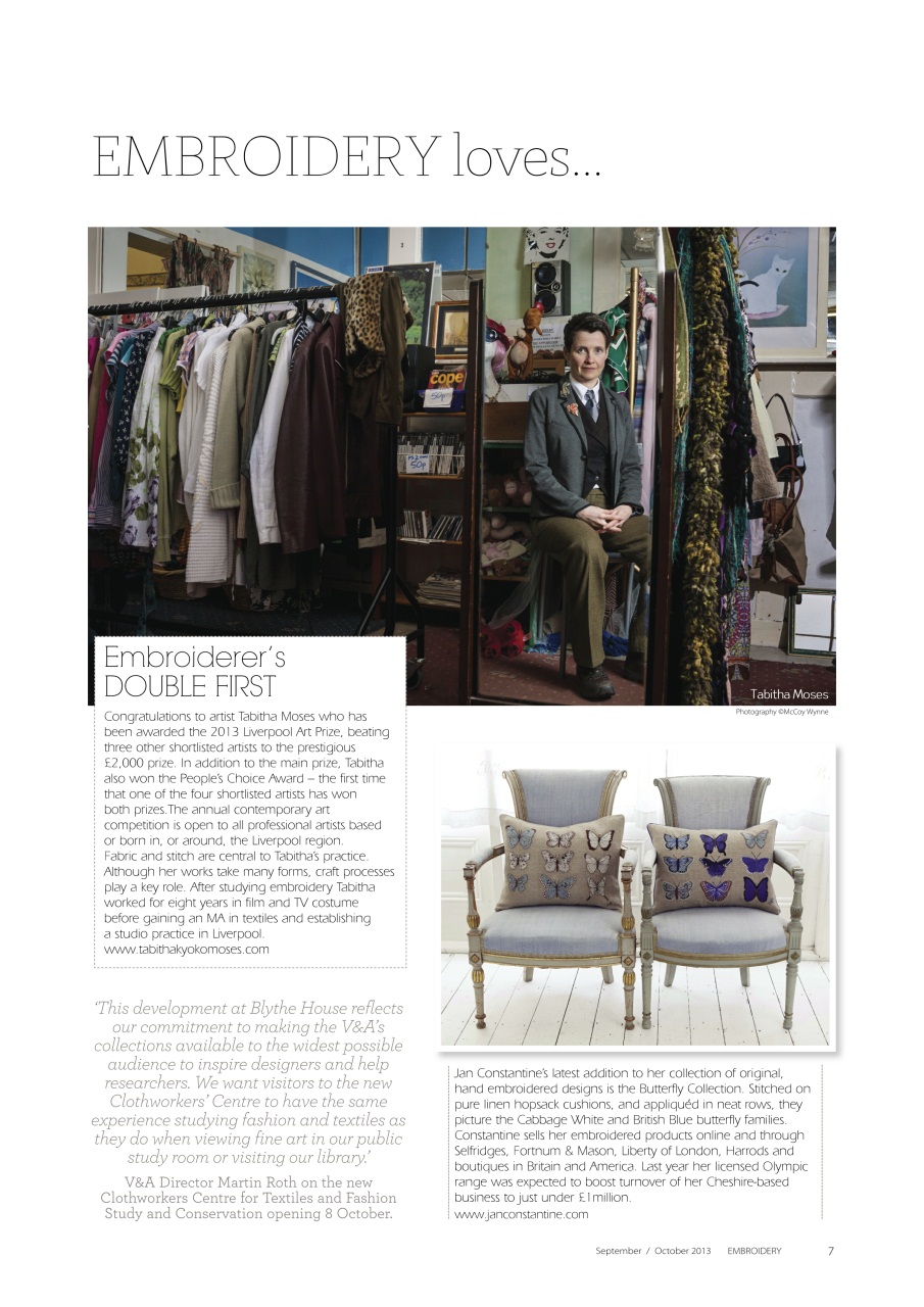 Embroidery Magazine Preview Pages