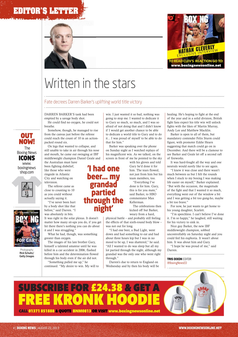 Boxing News Preview Pages