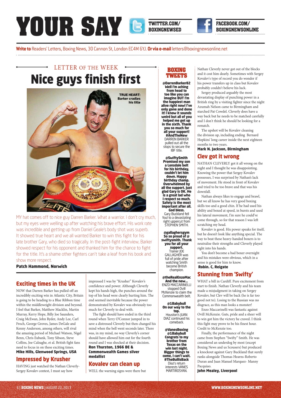 Boxing News Preview Pages