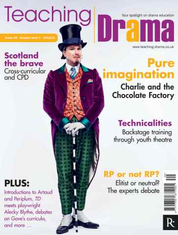 Drama and Theatre issue Autumn Term 1 - 2013