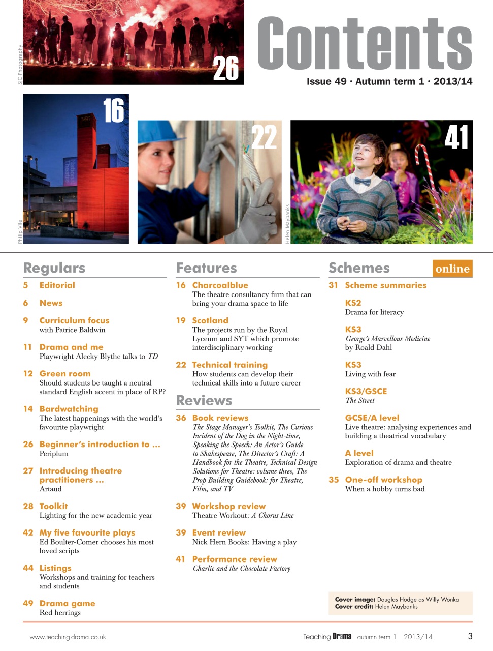 Drama and Theatre Preview Pages