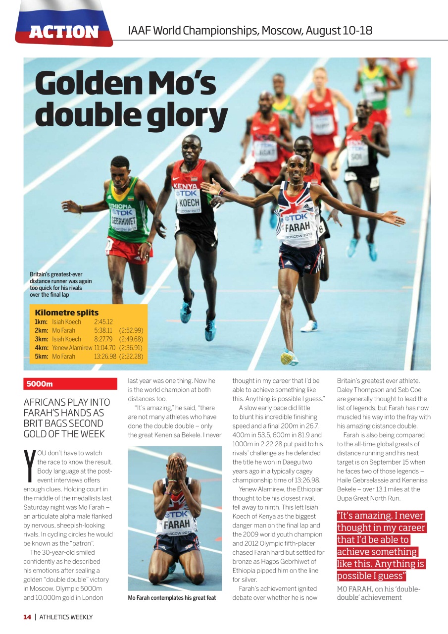 AW – Athletics Weekly Magazine Preview Pages