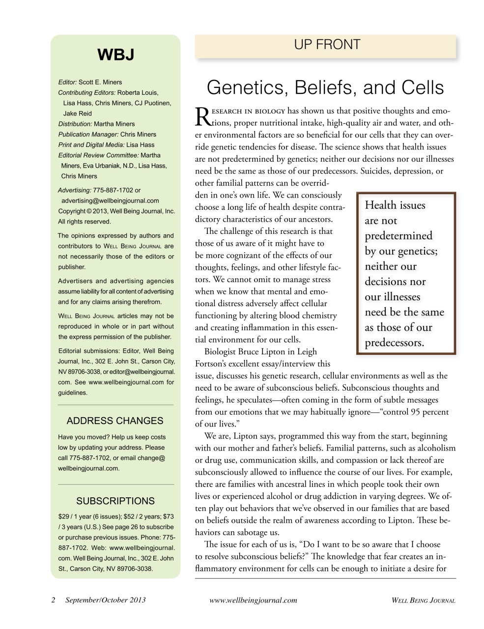 Well Being Journal Preview Pages