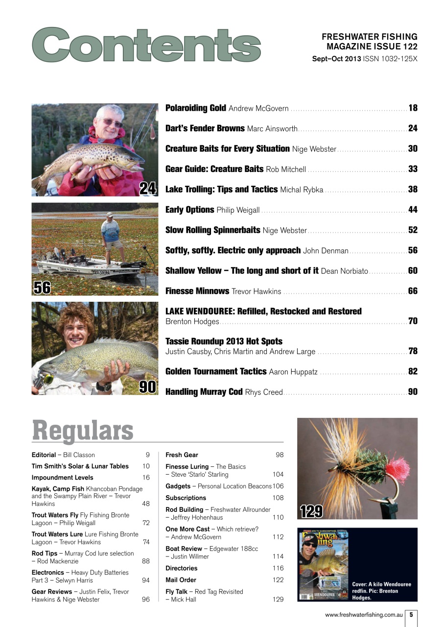 Freshwater Fishing Australia Preview Pages