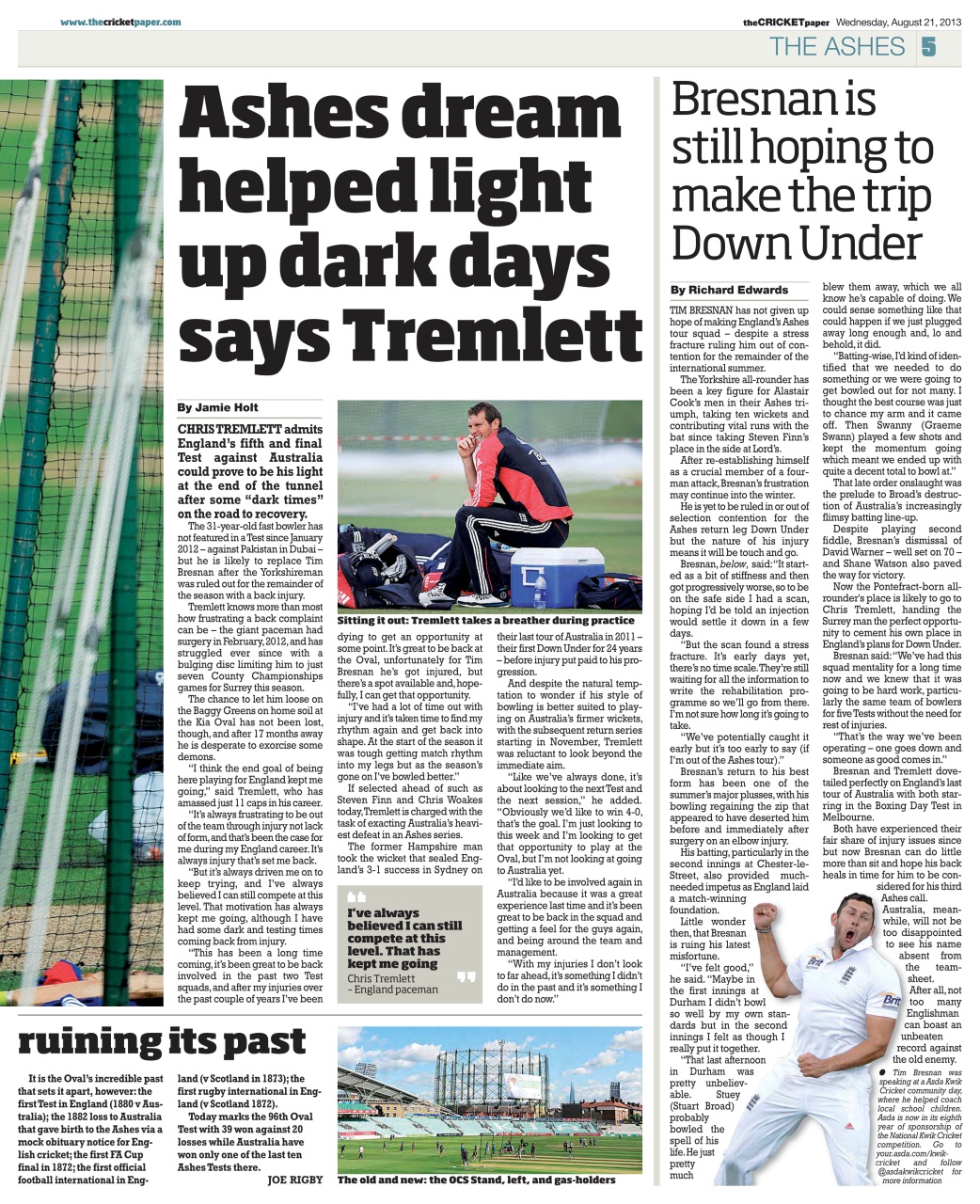 The Cricket Paper Preview Pages