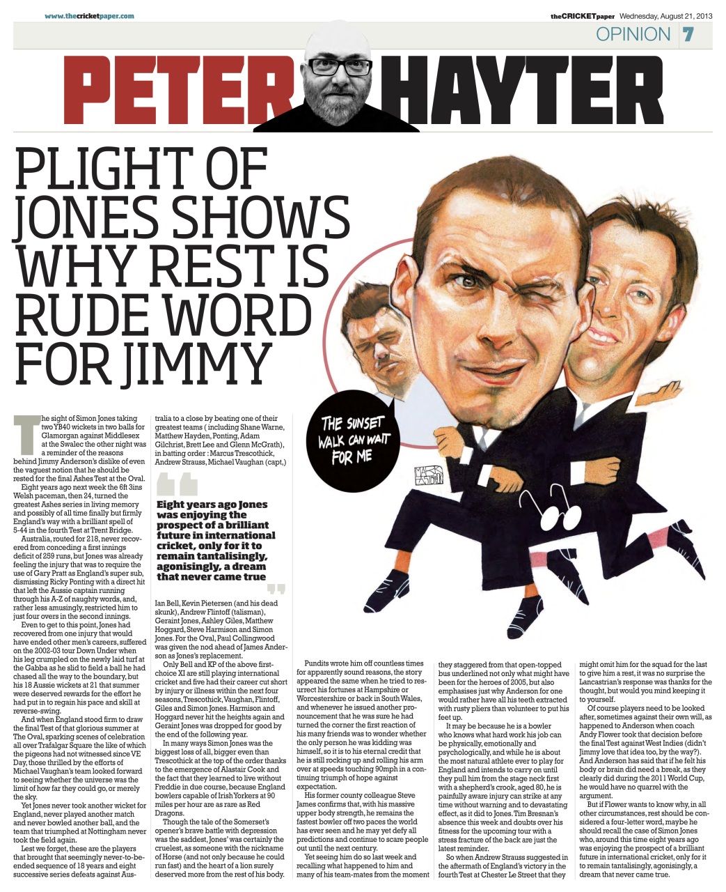 The Cricket Paper Preview Pages