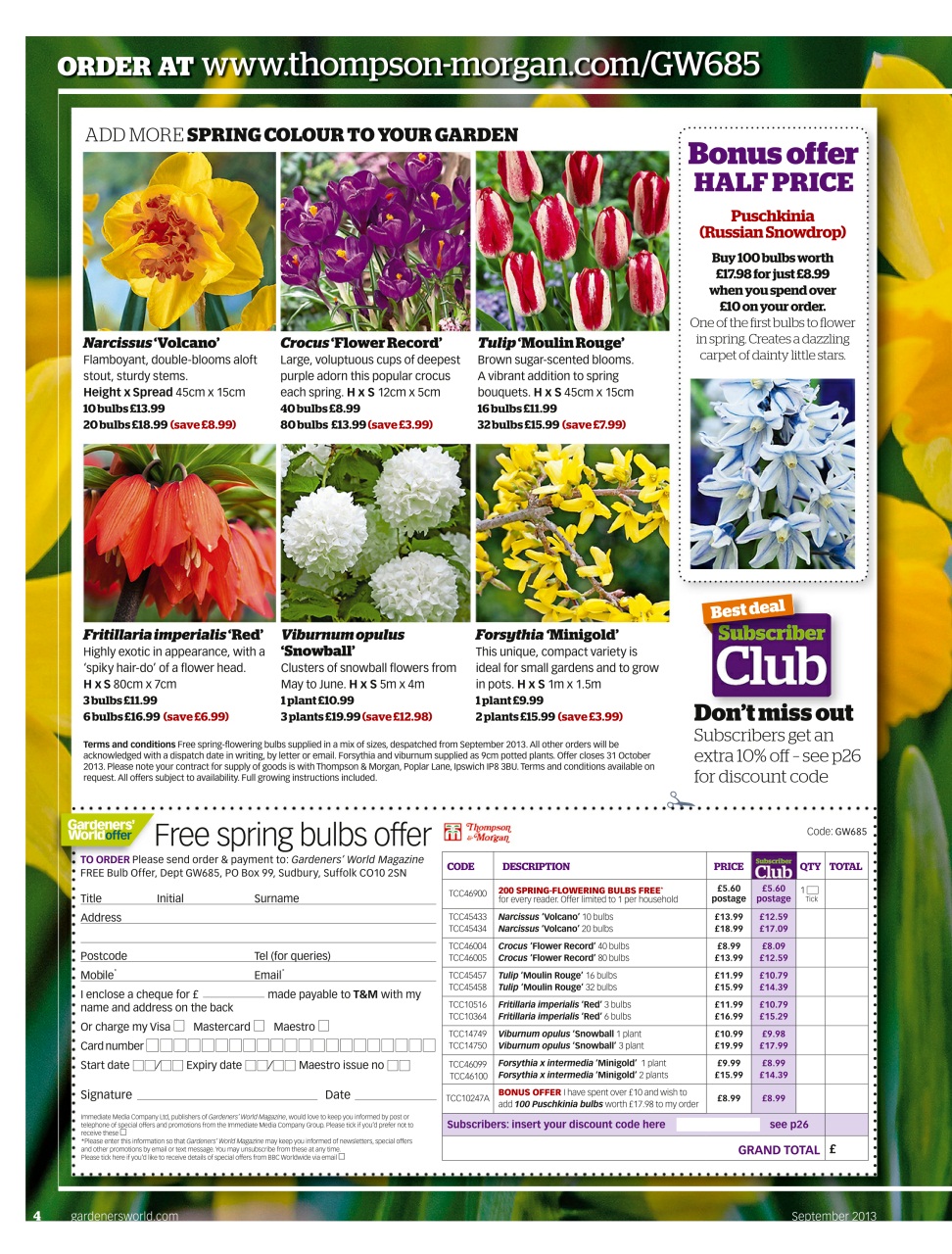 BBC Gardeners’ World Magazine Preview Pages